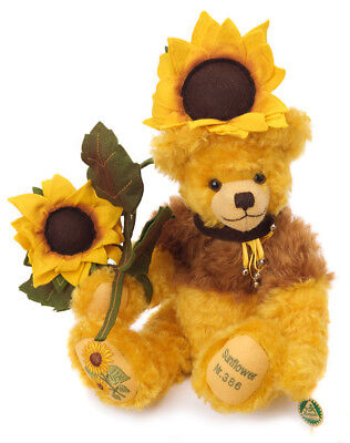 teddy bear with sunflower