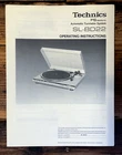 Technics SL-BD22 Record Player / Turntable  Owner / User Manual *Original* #2