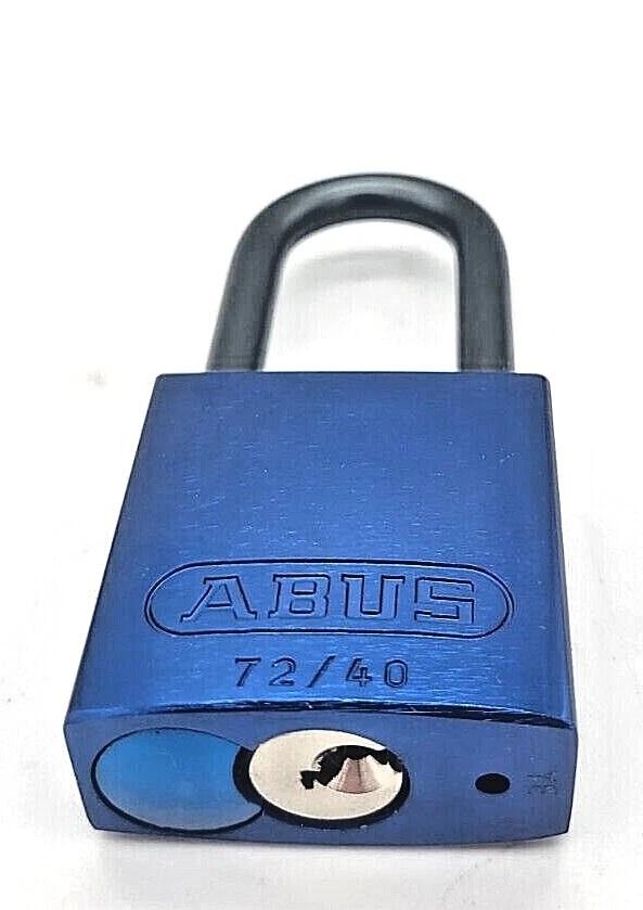 LOT OF3 BRADY 105903 72AL/40HB40 Blue Abus Aluminum Padlock Titalium Lock Body - Image 3 of 4