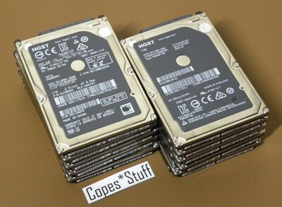LOT (10) 1TB HGST Apple HTS541010A9E662/632 SATA 2.5
