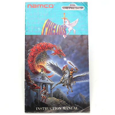 Mega Drive / Genesis Phelios Spiele Anleitung/ Handbuch/ Manual/ Guide/ Instruct
