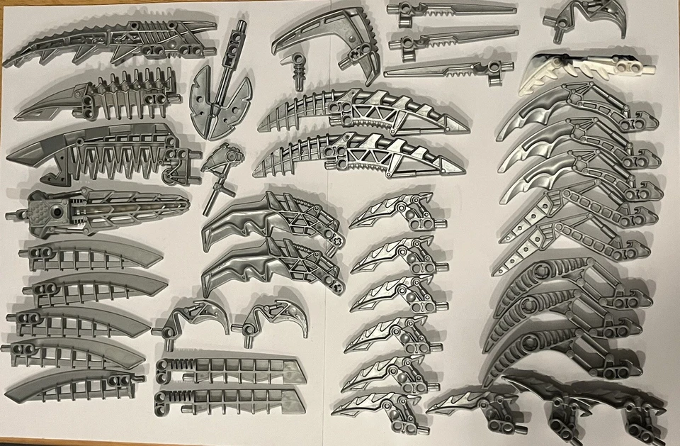 Enorme Juego de Armas LEGO Bionicle Conjunto de 43 Artículos Paquete Piezas Bionicle Genuinas Foto 3 de 4