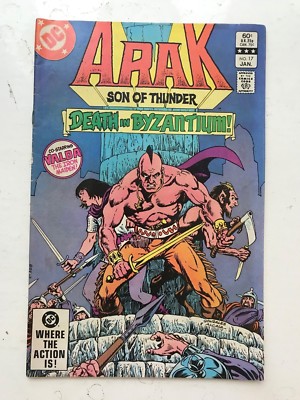 VINTAGE 1978 DC COMICS ISSUE NO. 17 ARAK SON OF THUNDER DEATH IN BYZANTIUM