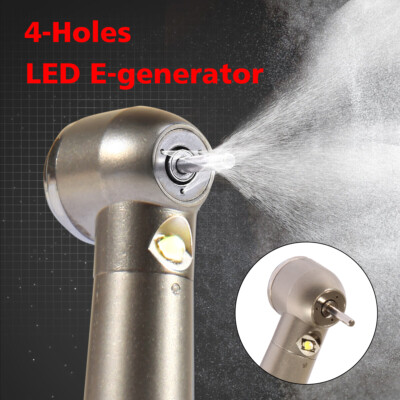 Dental LED Fiber Optic E-Type Turbine High Speed Handstück Handstück 4 Loch