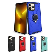 Lot of 10 Armor Magnetic Ring Shock Proof Case Cover For iPhone 12 Pro /12 6.1"