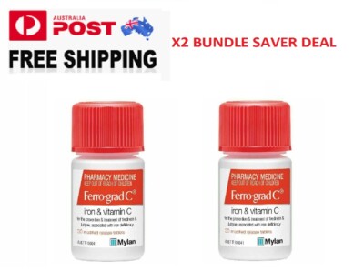 Ferro Grad C 30 Tablets x2 | BUNDLE SAVER DEAL