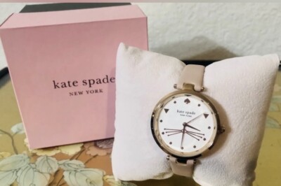 NWT KSW9049 KATE SPADE Holland Rose Gold Pink Blush Leather  display picture 1