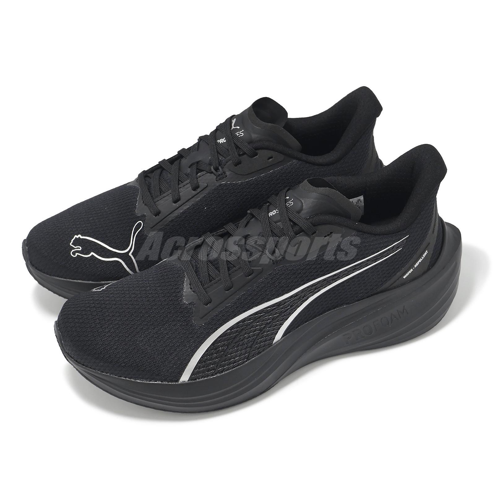 Мужские водоотталкивающие дорожные кроссовки Puma Darter Pro WTR Black White 310153-01