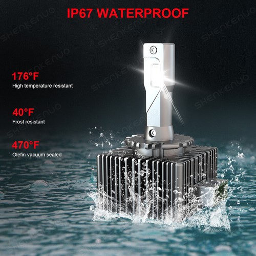 Para Mercedes-Benz S400 2011-2013 4x H11 D1S Faros LED Bombillas de haz alto/bajo - Imagen 7 de 20