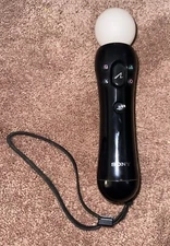 Sony PlayStation 3 & 4 Move Motion Controller - Black (CECH-ZCM1U) Works 