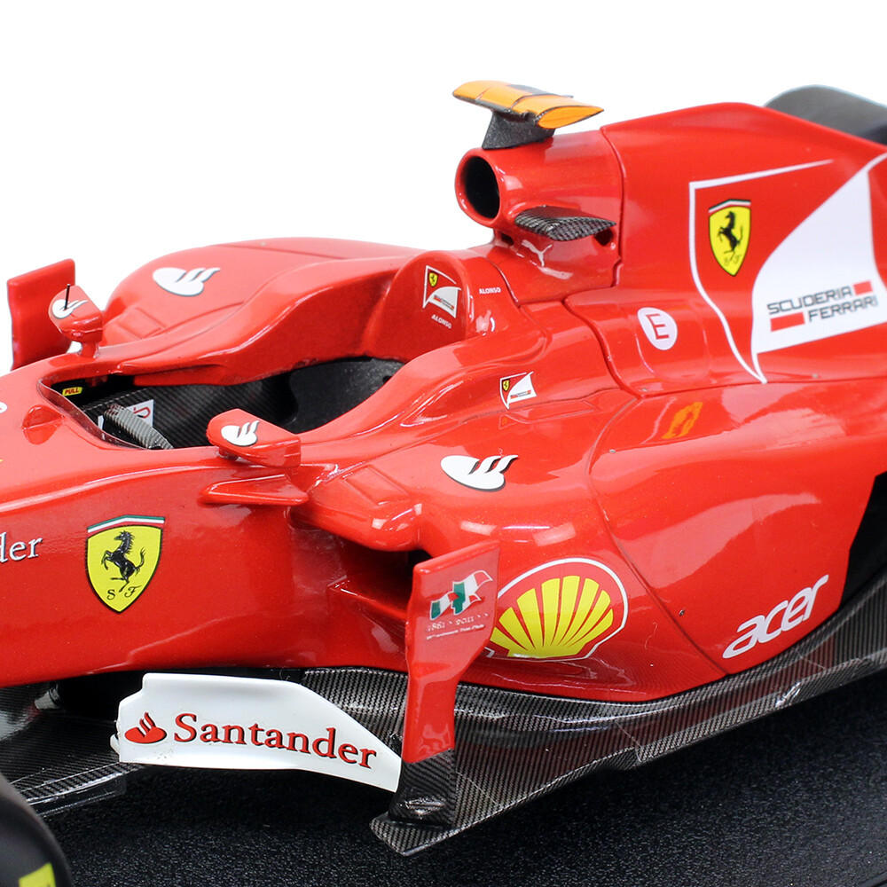 Mattel 1/18 scale car MT1198W Ferrari F150th Italia 2011 F. Alonso  