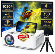 Proyector Para Exteriores Con Wifi 5g Y Bluetooth Full Hd Para Cine En Casa New