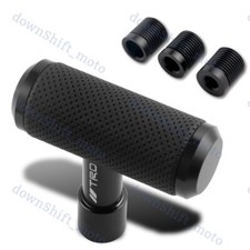 For Trd Leather Car Shift Knob Aircraft Joystick Transmission Racing Gear Black For Trd Leather Car Shift Knob Aircraft Joystick Transmission Racing Gear Black