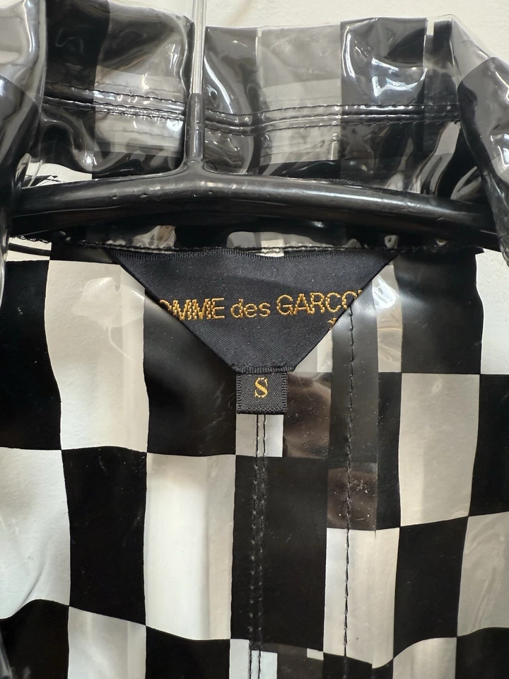 Women’s check And Camouflage Rain Coat By Comme des Garçons - Size s - Image 2 of 4