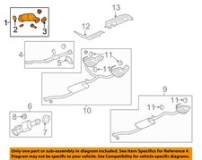 GM OEM 16-17 Acadia Limited Exhaust Component...