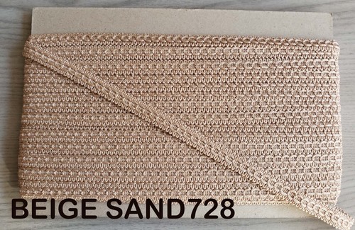 Chain Gimp Braid 14mm Upholstery braid trim Edging Chair Costume gimp braid Trim - Picture 43 of 50