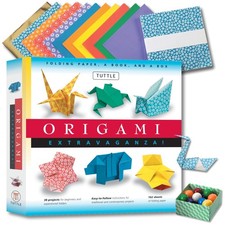 Origami Extravaganza Folding Paper, a Book, and a Box: Origami Kit Includes...