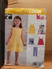 New Look Kids! 6279 Dresses or Tops (2 Styles) & Leggings Pattern Girls' 3-8