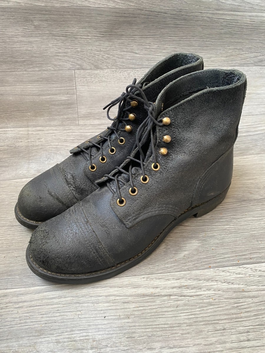 Red wing x wrenchmonkees iron ranger black spit fire style 4545 US