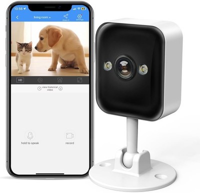 3MP Outdoor Security Camera WiFi Camera 【2.4G WiFi & Bluetooth & Color Night】