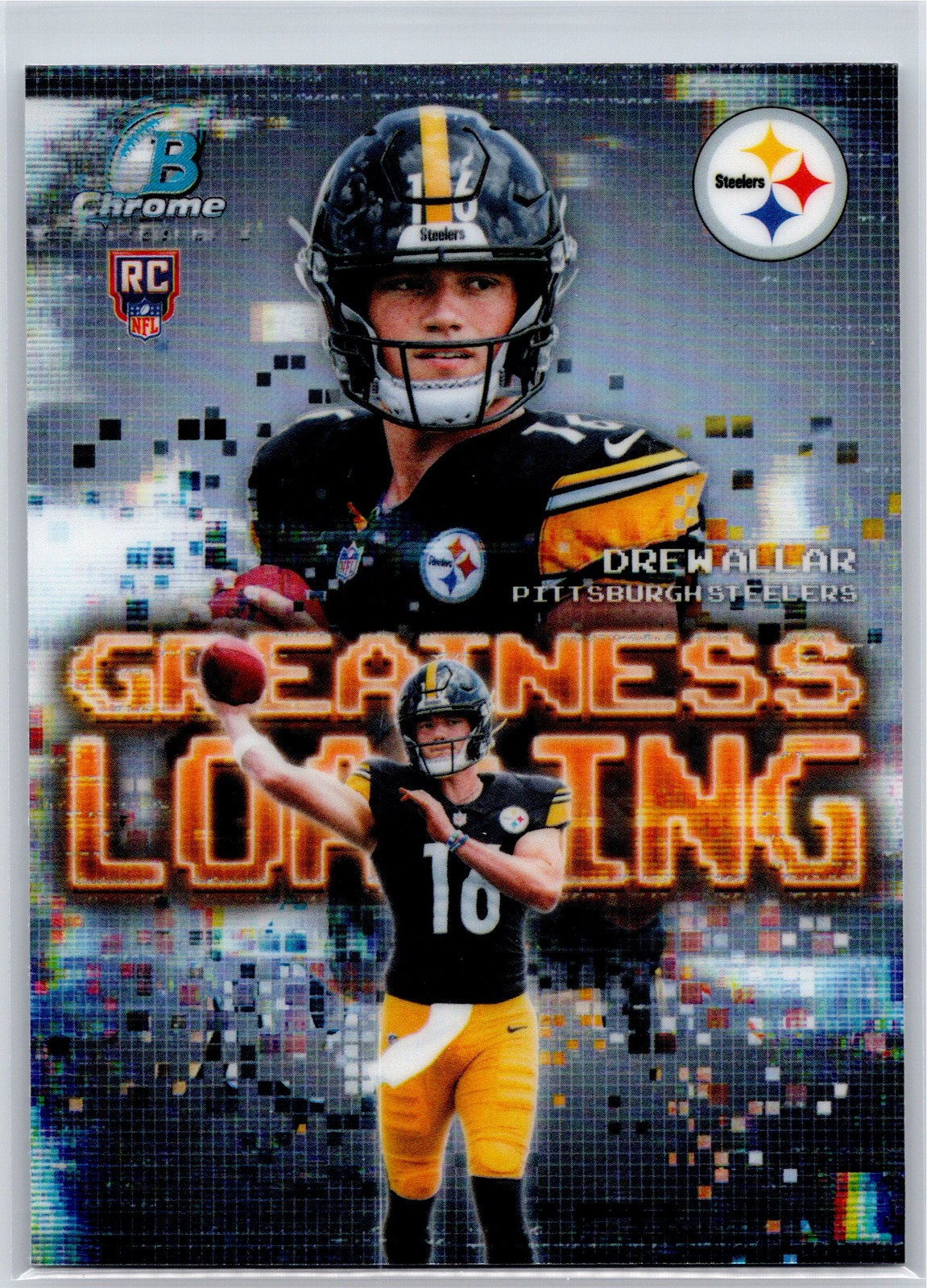 2025 Bowman Chrome DREW ALLAR #GL-6 Refractor Greatness Loading RC