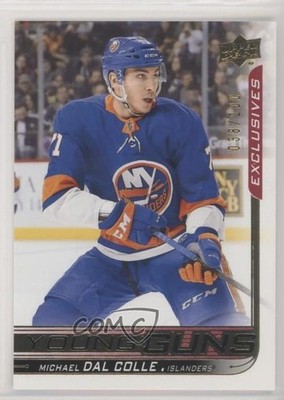 2018 Upper Deck Young Guns UD Exclusives 38/100 Michael Dal Colle Rookie RC 0r4