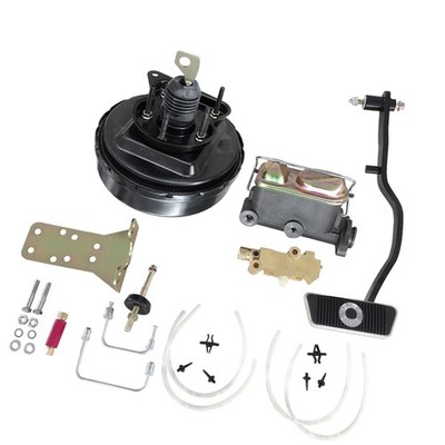 9'' Power Brake Booster Conversion Kit Drum /Drum For 1967-1970 Ford Mustang