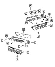 Genuine Mopar Exhaust Manifold Bolt Mounting 6507746AA