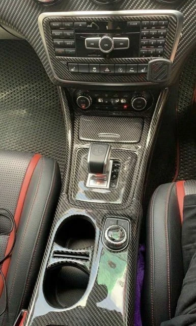 Carbon Fiber Car Interior Trim Set For Mercedes Benz CLA45 W117 A45 W176 GLA 156 - Image 3 of 4