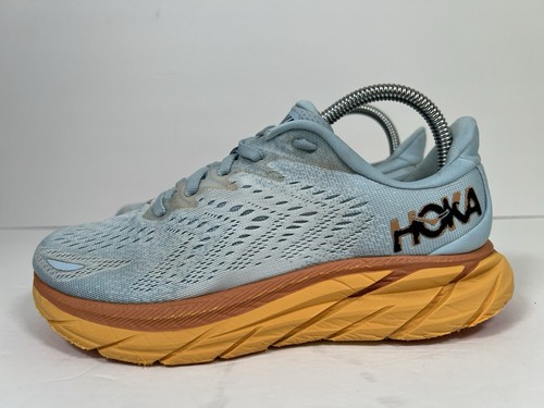 Hoka Clifton 8 #1121375 Women's Running Shoes Light Blue Size 7 D