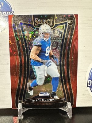 2024 Panini Select - Suite Level Byron Murphy II #334 Red Disco Prizm /49 (RC)