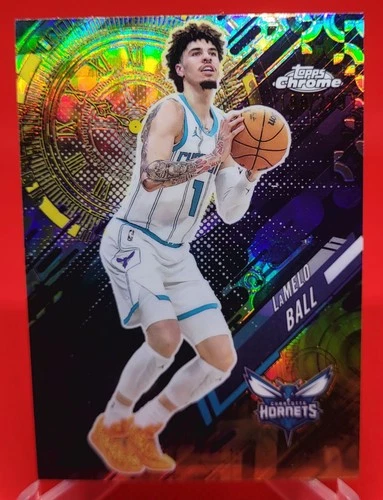 2025 Topps Chrome LaMelo Ball Refractors Yellow (RAW)