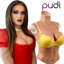 C-G Cup Realistic Fake Boobs Half Body Silicone Breast Forms Breast Plate