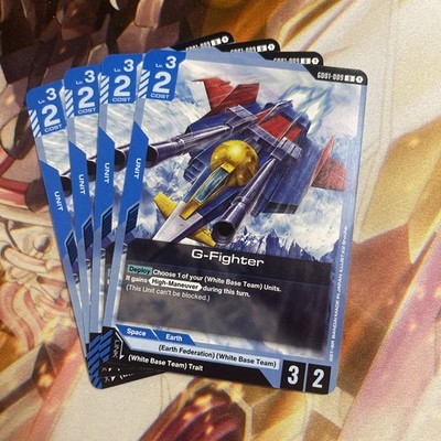 Gundam Card Game G-Fighter GD01-009 U Playset Of 4 Newtype Rising 