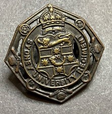 Sydney University Australia Cadet Corps Bronze Collar Pin Badge 1930