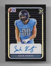 5/7 zack kuntz 2023 lps metal prismatic black parallel autograph rc auto #pa-zk1