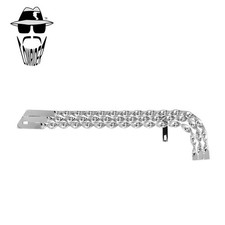 ORIGINAL LOWRIDER 20" Bicycle Bike Chain Guard Triple Flat Twisted Chrome.