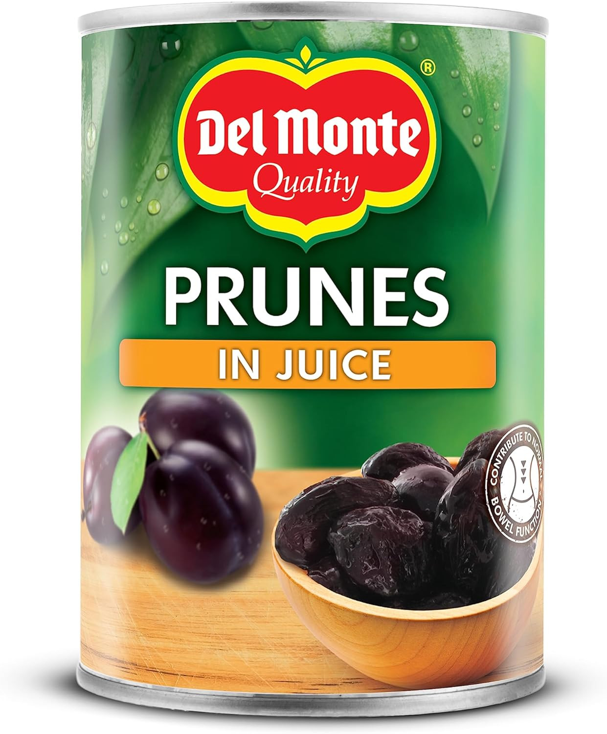 Del Monte Prunes in Juice - 410g, Pack of 6 for Healthy Snacking