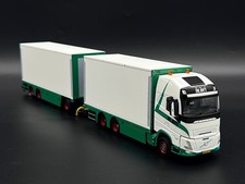 Volvo FH aero GL XL 6x2 riged box truck drawbar trailer " Blom" WSI models 1:50