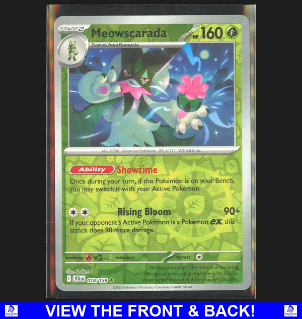 Meowscarada 2025 Pokemon SV Journey Together Reverse Holo NM Rare 18