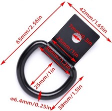 D-ring Tie Down Anchors 14heavy Duty Steel Tie Down Hooks Truck Trailercamper D-ring Tie Down Anchors 14heavy Duty Steel Tie Down Hooks Truck Trailercamper