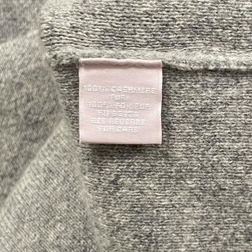 NWOT The Cashmere Project Poncho Cape Womens AOS Pure Cashmere Fox Fur Full Zip - Picture 7 of 11