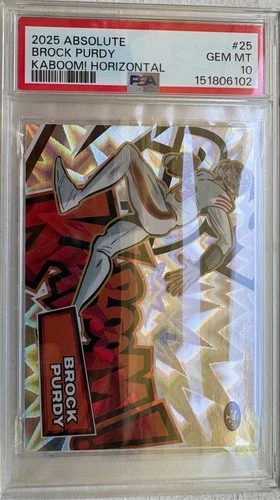 2025 Absolute Brock Purdy Kaboom! horizontal