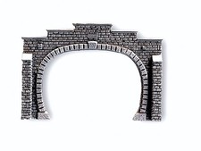 Noch 58020 HO Tunnel Portal Double Track 18.5 x 12.5 cm.