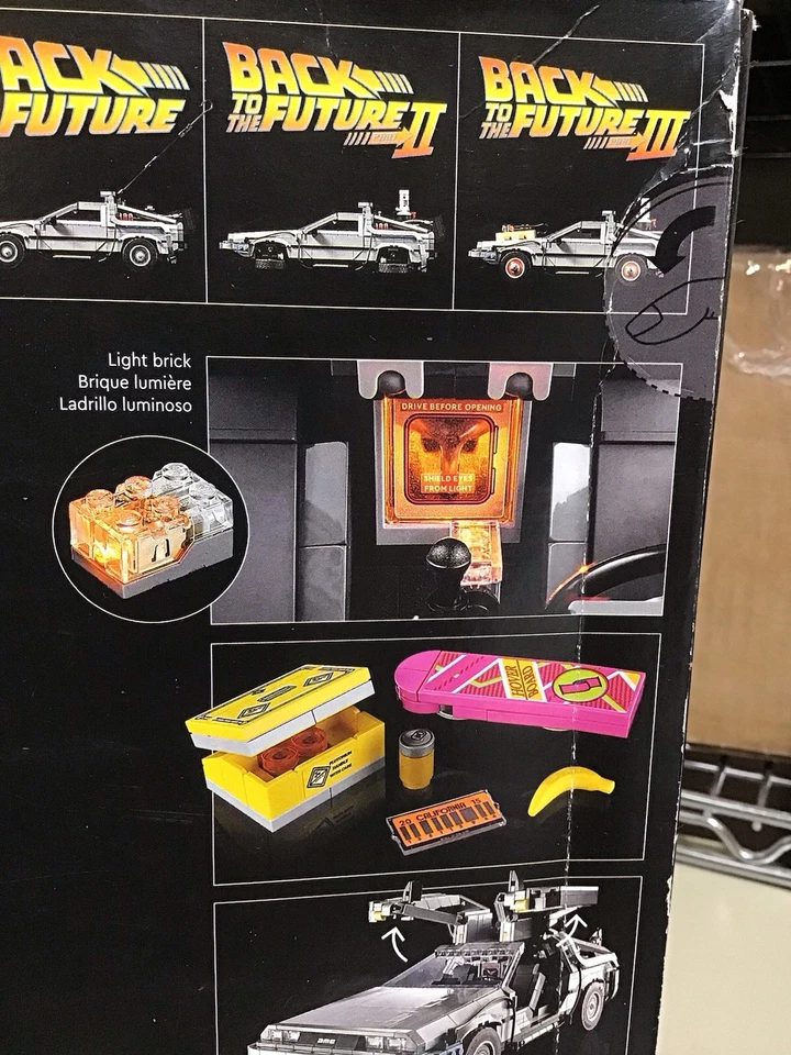 LEGO ICONS 10300 Back to the Future Time Machine -- Brand New | Sealed - Image 4 of 4