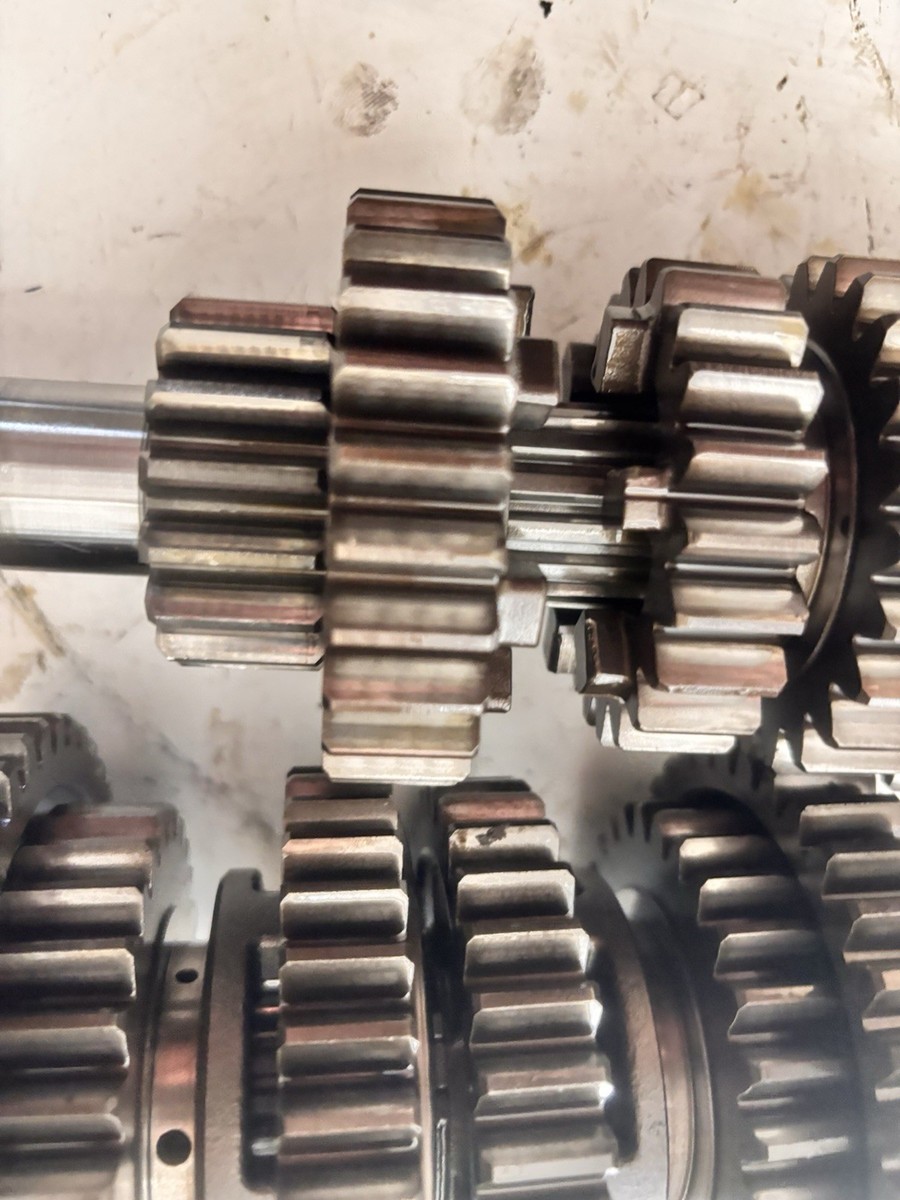 07 Kawasaki Ninja ZX14 Transmission Gears Shift Drum Shift Forks