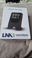 LM1 Shot Scope Golf Launch Monitor, Black, Complete With Case And Box