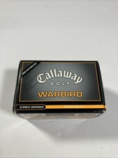 Golf Balls Callaway Warbird Distance One Dozen 12 White This Bird Will Fly NIB