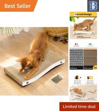 Eco-Friendly Cat Scratching Board, Durable Cardboard - Medium Size 15.75x7.87