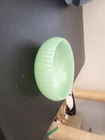 Vintage Jadeite Fire King 6-1/2 Swirled Bulb Bowl -lovely-garden Pot